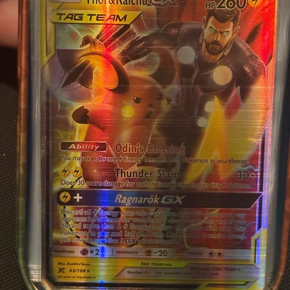 Raichu Superhero Fan Made Card